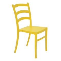 Cadeira Plástica Nádia Amarela - Ref.92034/000 - TRAMONTINA