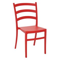 Cadeira Plástica Nádia Vermelha - Ref.92034/040 - TRAMONTINA