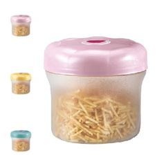 Pote Plástico 680ml Hermético Tampa Roscável Redondo Cores - Ref. 446 - SANREMO