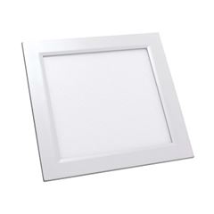 Luminária Painel LED 18W 6500K Bivolt Embutir Quadrado Branco - Ref. DI48375 - DILUX