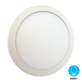 Luminária Painel LED 18W 6500K Bivolt Embutir Redondo Branco - Ref. DI48399 - DILUX