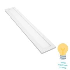 Painel LED 36W 3000K Bivolt Embutir Retangular 100x1200mm Branco - Ref. DI48504 - DILUX