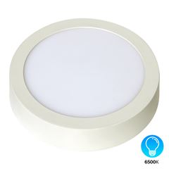 Painel Led de Sobrepor Redondo 24W Bivolt 6500K Branco DILUX / REF. DI48634