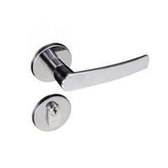 エマルサンプ８　famサマ Fechadura 803/11 Roseta Redonda Externa Inox - LOJA STAM