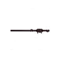 Porta Cortina 1,50m em Aço Kit Simples Imbuia - Ref.380002-150 - IMPERIAL ARTES