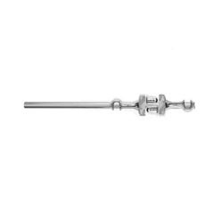 Porta Cortina 3,00mx19mm em Aço Kit Simples Encaixe Cromado - Ref.381012-300 - IMPERIAL ARTES