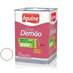 Tinta Acrílica Fosca 18 Litros Uma Demão Branco Neve - Ref. 283300205 - IQUINE