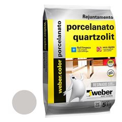 Rejunte Para Porcelanato Saco Com 5kg Cinza Platina - Ref.0110.00020.0030FD - QUARTZOLIT