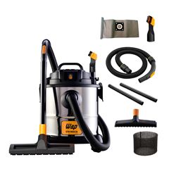 Aspirador de Pó e Água GTW INOX 20 1600W 20 Litros 160mbar com Soprador 220V WAP / Ref.FW005406