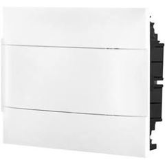 Quadro Distribuição PVC 12D Embutir Branco - Ref.135001 - CEMAR