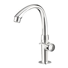 Torneira para Lavatório ABS de Mesa Bica Alta Móvel Linea Cromada TIGRE / REF. 300000680