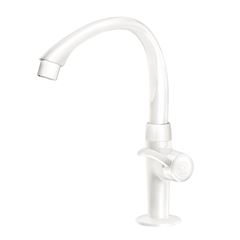 Torneira para Lavatório ABS de Mesa Bica Alta Móvel Linea Branca TIGRE / REF. 300000677