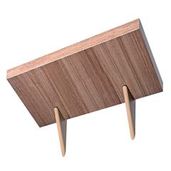 Prateleira em Madeira 20x40cm com Suporte Classic Carvalho PRETEFIX / REF. 334040020