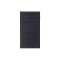 Persiana PVC 1,00x1,60m 25mm Horizontal Preto - Ref.TFP6042 - TOP FLEX