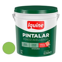 Tinta Vinil Acrílica Fosca 3,6L Pintalar Verde Limão IQUINE / REF. 79314401