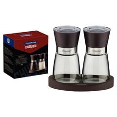 Moedor de Sal e Pimenta em Cerâmica e Vidro para Churrasco 2 Peças TRAMONTINA / REF. 26499/042