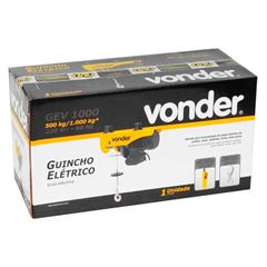 Guincho Elétrico para 500/1000kg 220V VONDER / REF. 6195100220