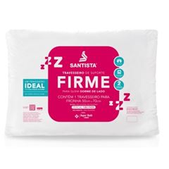 Travesseiro Pop Firme Percal 48x68cm - Ref. POPFITRAMUNICO - SANTISTA