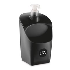 Porta Detergente Solido de Plástico Preto - Ref.UZ353-PR - UZ 