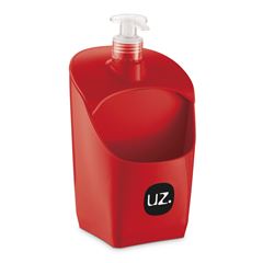 Porta Detergente Plástico SLD Vermelho - Ref.UZ353-VM - UZ