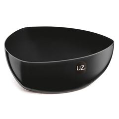 Saladeira Plástica Triangular 4 Litros Preto Solido - Ref.UZ168-PR - UZ 