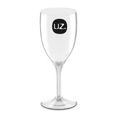 Taça de Plástico 300ml para Vinho e Água Transparente Translúcido - Ref.UZ242-TR - UZ 