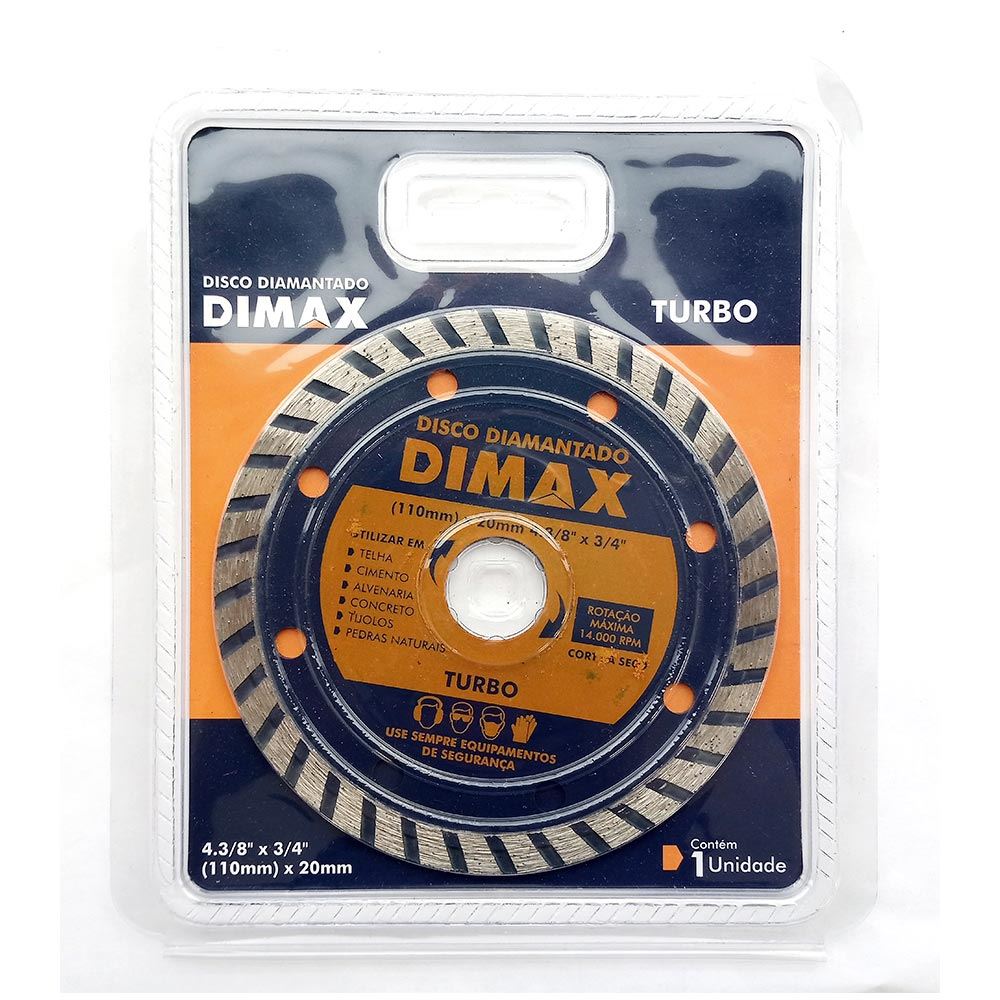 Disco Diamantado 110mm Turbo STD DIMAX / REF. DMX64580