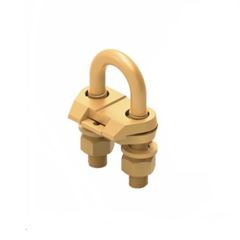 Conector de Bronze 3/4 Tipo U para Haste de Aterramento - GTDU3/4 - OLIVO