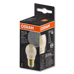 Lâmpada LED Bolinha Vintage 2,5W Bivolt 2500K OSRAM / REF. 7018440