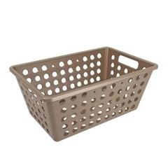 Cesta Plástica 30x20cm One Grande Vermelha Gray - Ref.10806/00126 - COZA