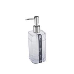 Porta Sabonete Líquido Plástico Splash Cristal - Ref.20451/0009 - COZA