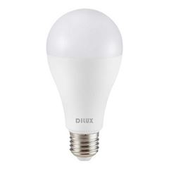 Lâmpada LED Bulbo 9W A60 Bivolt 3000K Branco Quente - Ref.DI55410 - DILUX