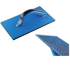 Desempenadeira PVC 14x27cm Estriada Azul DIMAX / REF. 11014