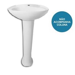 Lavatório para Coluna 47x38,5cm Azalea Branco - Ref. 1910070011300 - CELITE