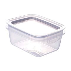 Pote de Plástico Hermético 550ml Transparente Trava Mais PLASÚTIL / REF. 007826-6373