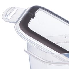 Pote de Plástico Hermético 550ml Transparente Trava Mais PLASÚTIL / REF. 007826-6373