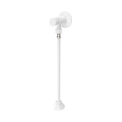 Válvula para Mictório 30cm com Canopla e Flexível Branca BLUKIT / REF. 190903-212