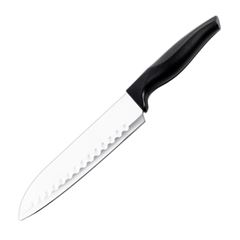 Faca Santoku Inox 7 Polegadas Cross Preto BRINOX / REF. 2556/304