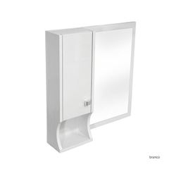 Armário Banheiro 56x58 MDF Laqueado Modern Branco - Ref.24735-110013 - SICMOL