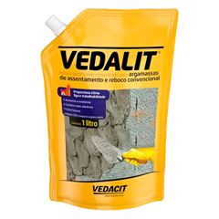 Aditivo Plastificante Argamassa 1 Litro Pouch Vedalit - Ref.121853 - VEDACIT
