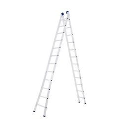 Escada Alumínio 2x12 Degraus Extensiva MOR / REF. 5208