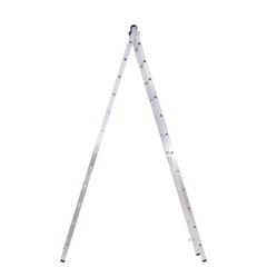 Escada Alumínio 2x12 Degraus Extensiva MOR / REF. 5208