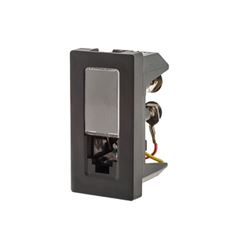 Tomada Módulo Plus+ para Telefone RJ11 Preto - Ref. 615010PT - PIAL