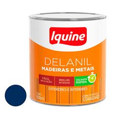 Tinta Esmalte Sintético Brilhante Delanil Madeiras E Metais 0,9L  Azul Del Rey Iquine / Ref. 195204804
