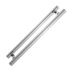 Puxador Inox 1000mm Quadrado Escovado 304 - Ref.76078 - STAM