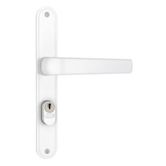 Fechadura Externa Alavanca Espelho Estreita 605/17 Inox Branco - Ref.22796 - STAM