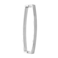 Puxador Retangular Curvo 40x10cm SILVANA ASSA ABLOY / REF. 92612