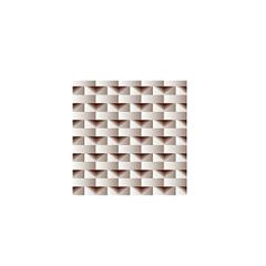 Papel de Parede 10m Geométrico com Relevo Marrom e Branco - Ref.7203 - BOBINEX