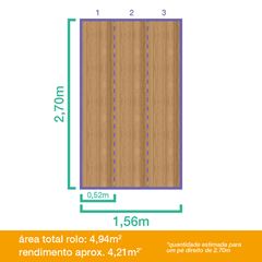 Papel de Parede Vinílico Madeiras Marrom 9,5m BOBINEX / REF. 7000