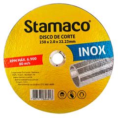 Disco de Corte 230X1,0mm Inox - Ref.6213 - STAMACO 